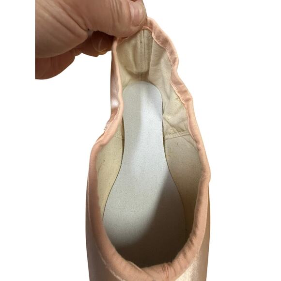 NEW! "SUFFOLK" Steller Point 3X Width Pink Ballet Shoes Length 7.0 Dance - Picture 6 of 8